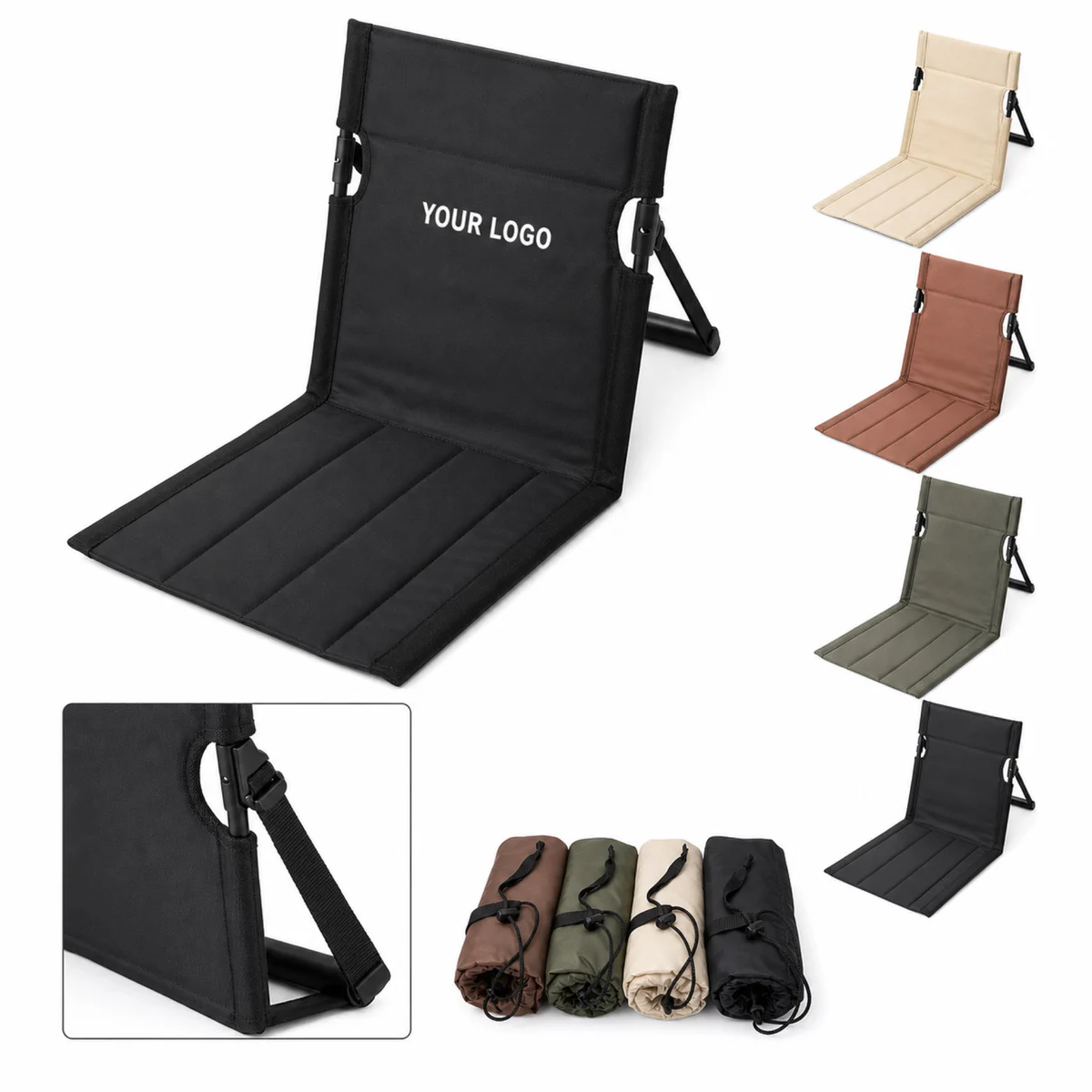 Lightweight Foldable Camping Backrest Chair