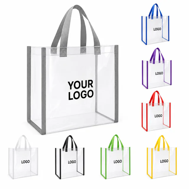 Clear Stadium Security Tote Bag