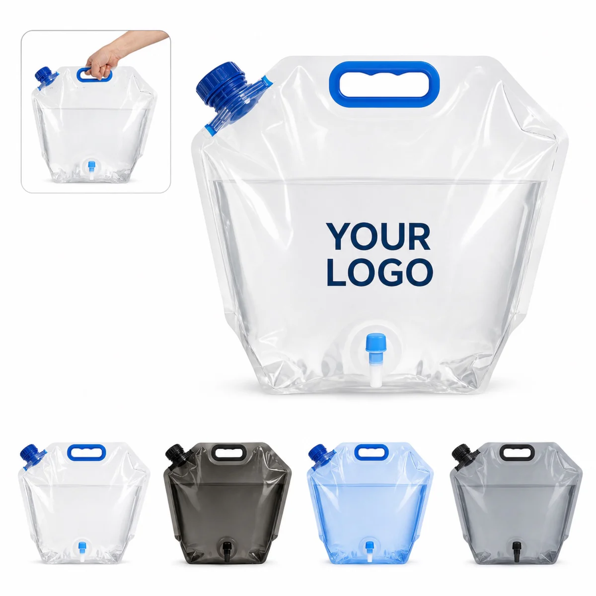 10L Faucet Large Capacity Hiking Water Bag