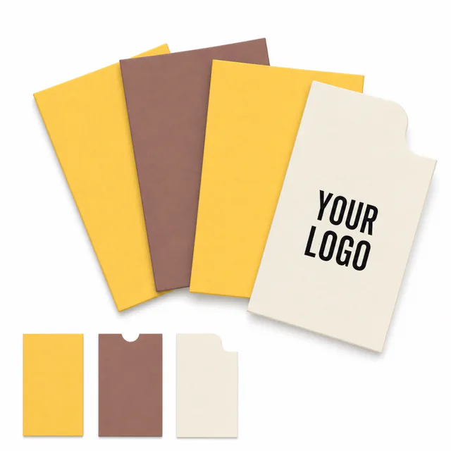 Custom Paper Hotel Key Card Sleeves