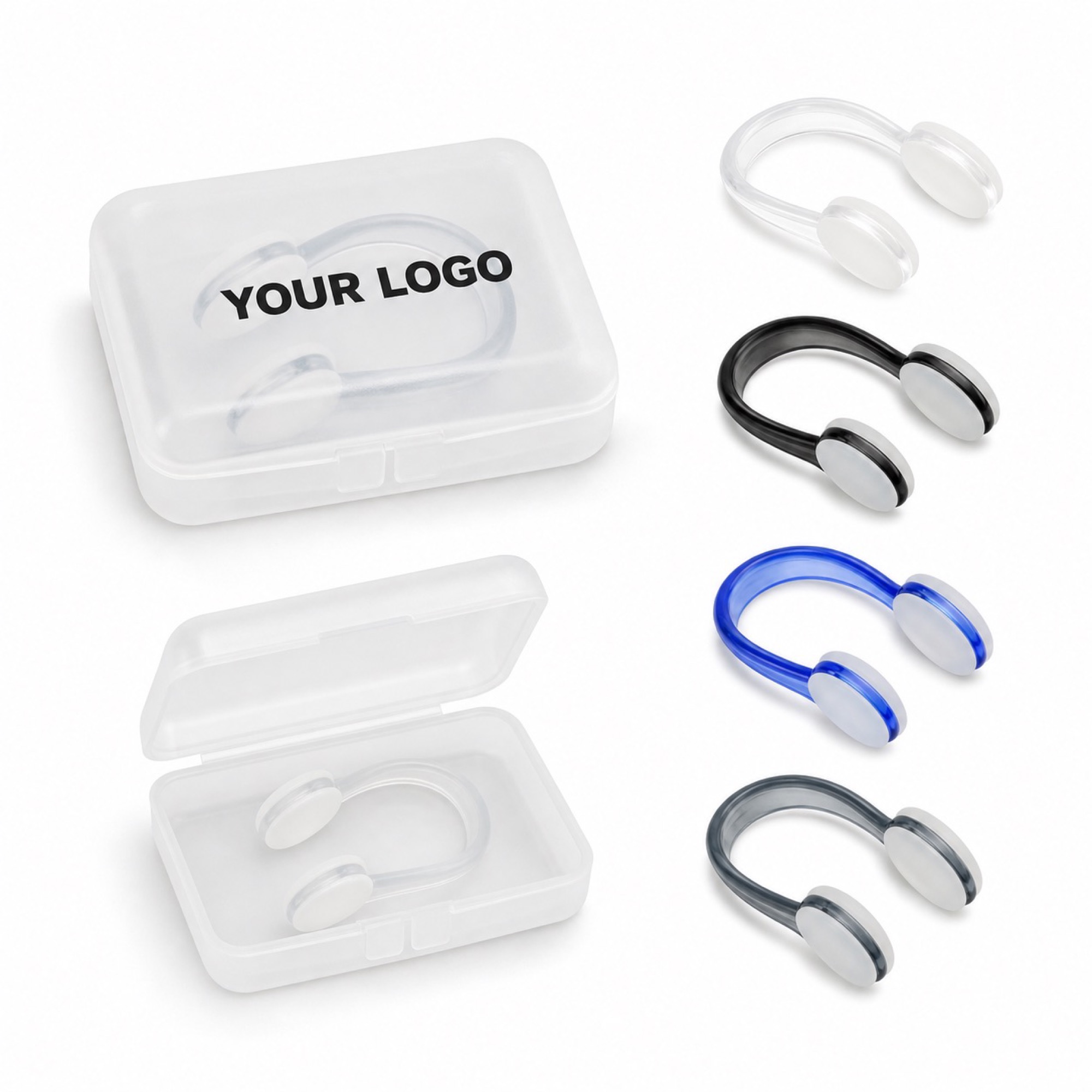 Custom Unisex Silicone Nose Clip For Swimming