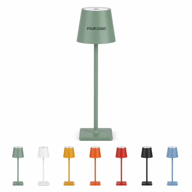 Cordless Table Lamp 3 Color Touch Dimming Metal