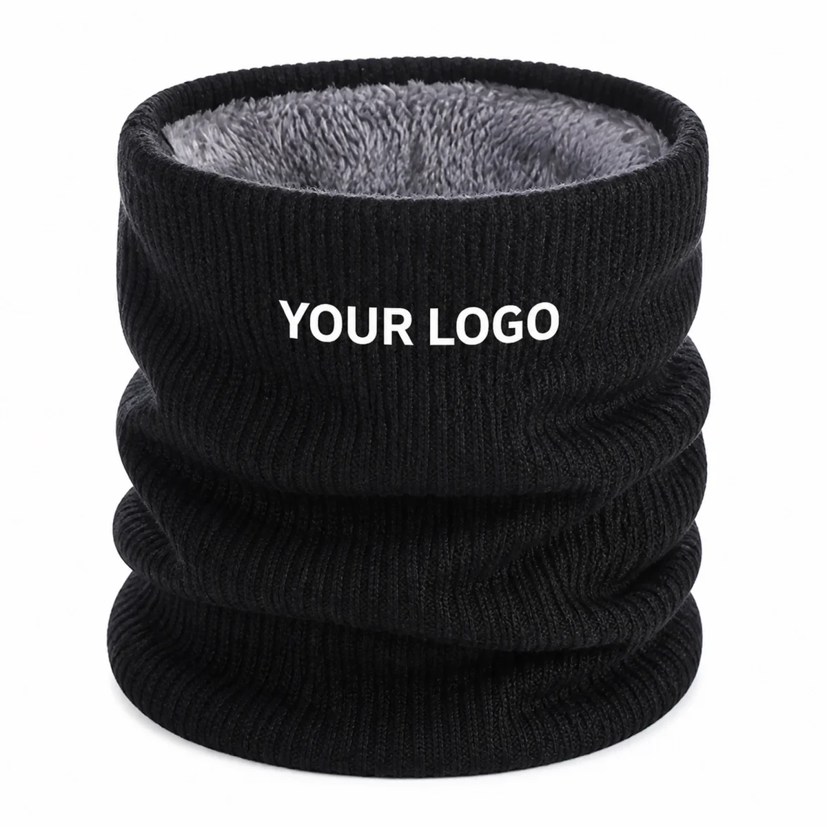 Fleece Lined Neck Warmer For Cold Weather Outdoor Activities