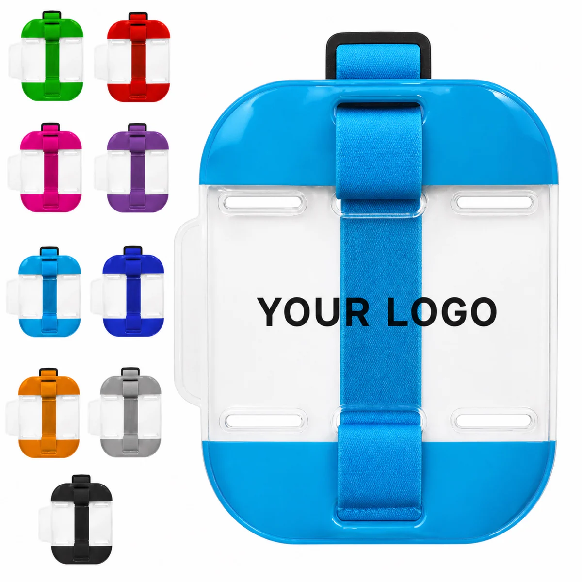 High Visibility PVC ID Badge Armband Holder