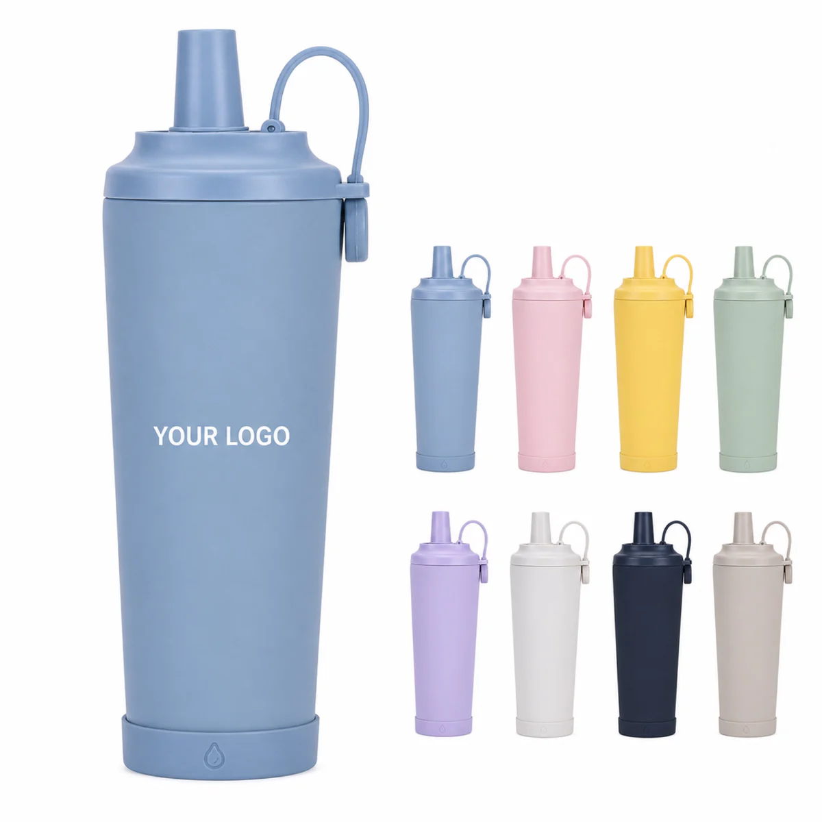 28oz Stainless Steel Straw Cup Thermos Water Bottle