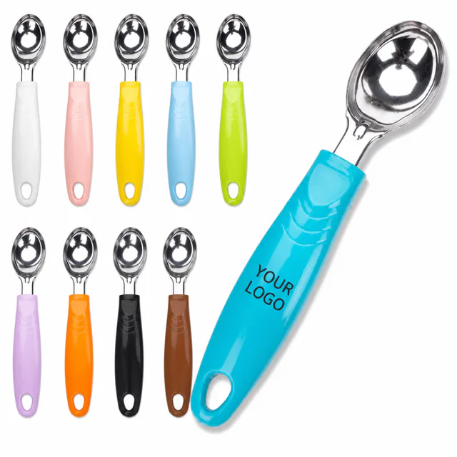 Colorful Stainless Steel Ice Cream Scoop Promotional