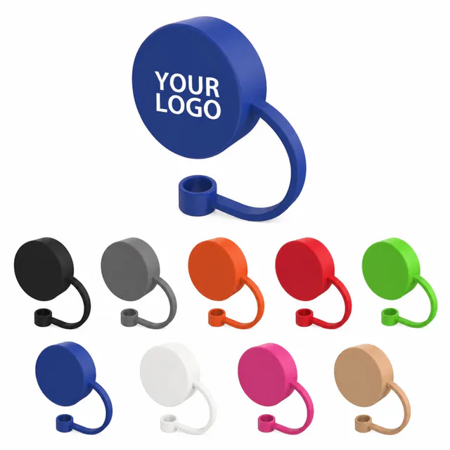 Custom Silicone Straw Cap Dust Cover