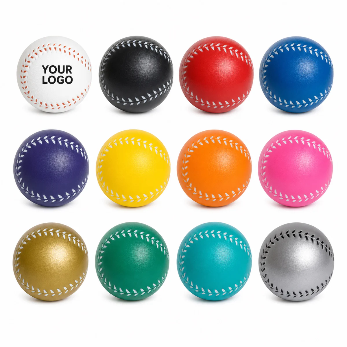Custom Baseball Stress Reliever Polyurethane Foam