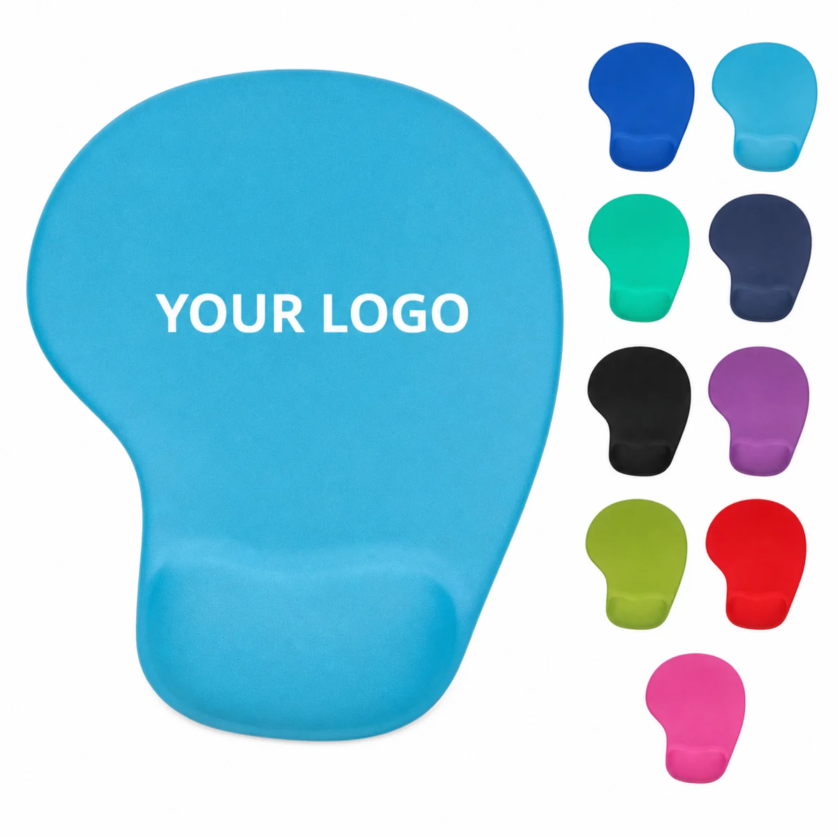 Custom Silicone Gel Wrist Rest Mouse Pad For Office And Gaming
