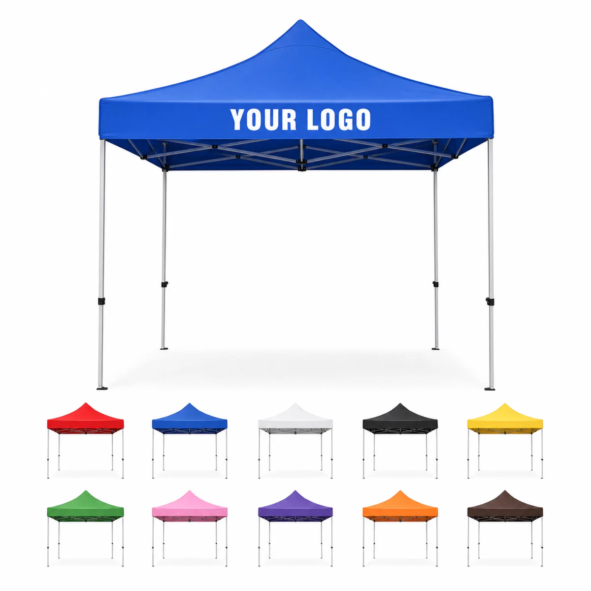 10x10ft Outdoor Canopy Tent With UPF 50+ UV Protection For Events