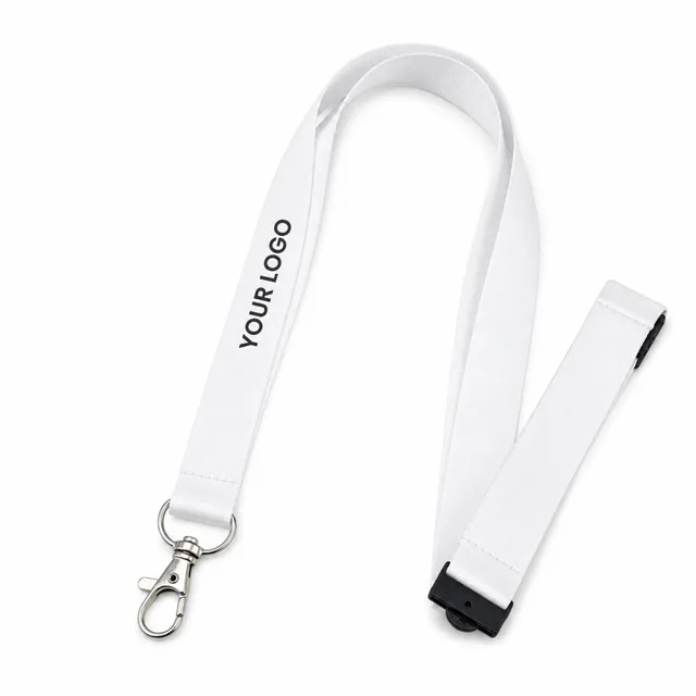 Custom Polyester Neck Strap Lanyard For ID Badges And Promotional Events