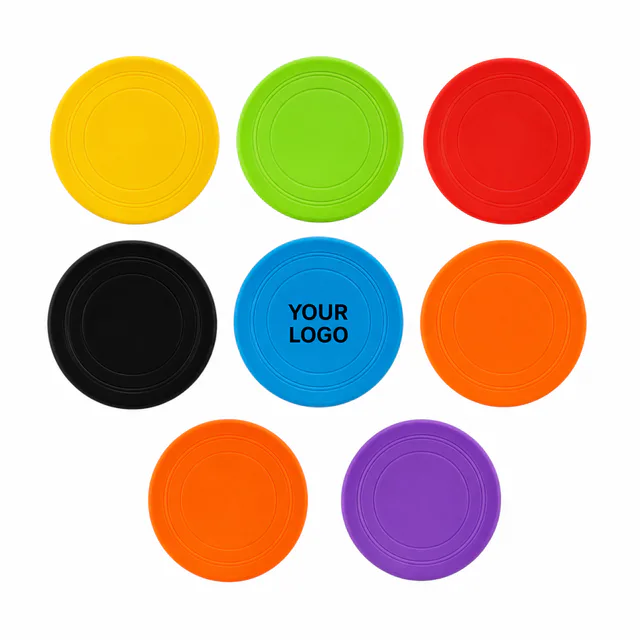 Custom Logo TPR Pet Training Flying Disc For Outdoor Play