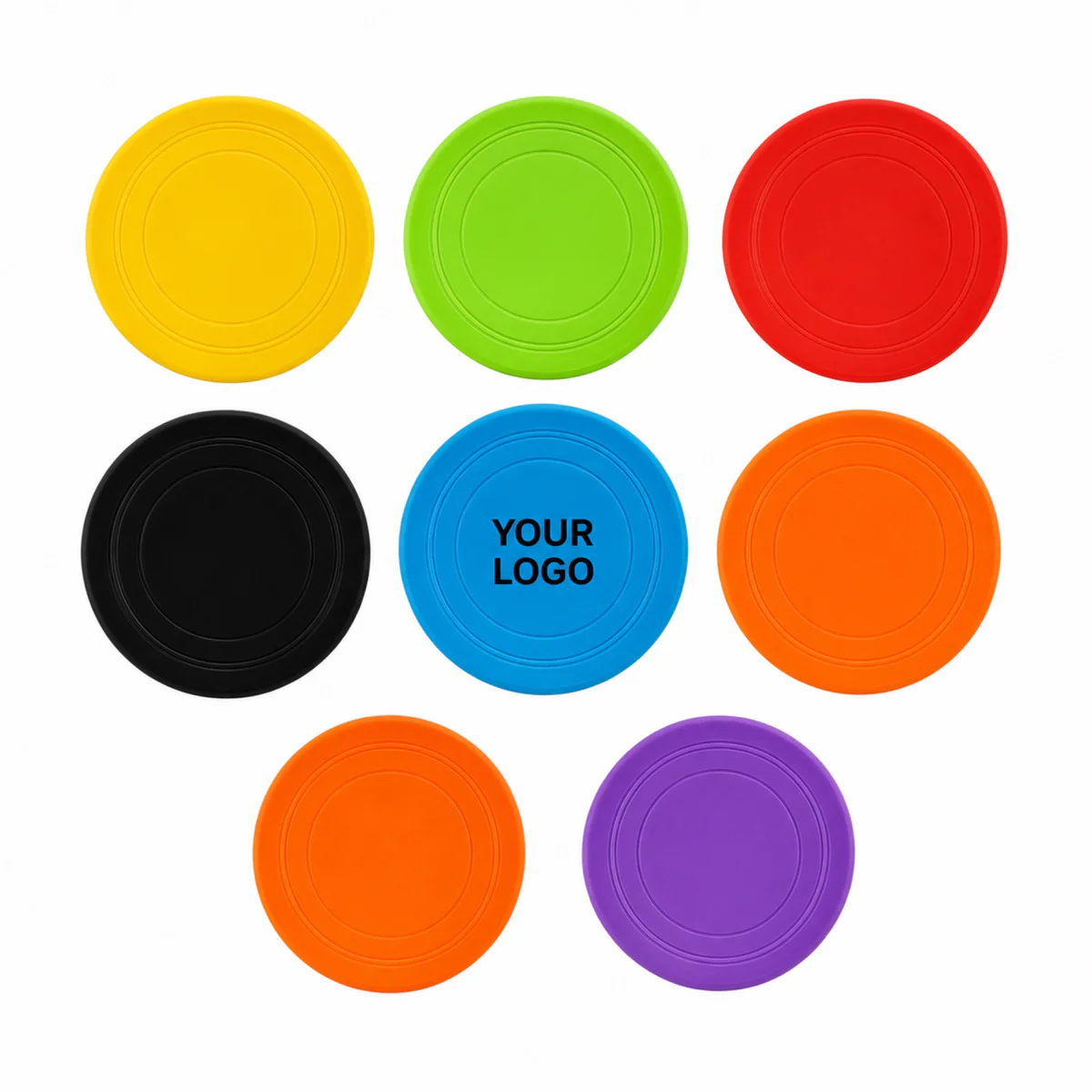Custom Logo TPR Pet Training Flying Disc For Outdoor Play