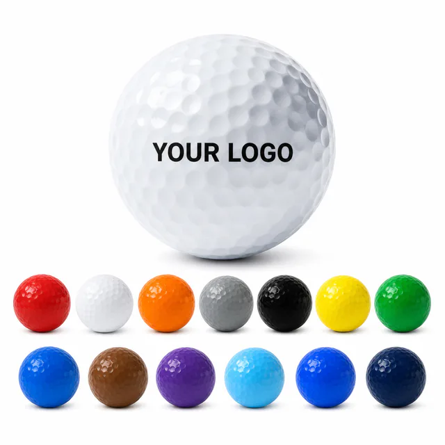 Custom Synthetic Rubber Golf Practice Balls For Promotional Events