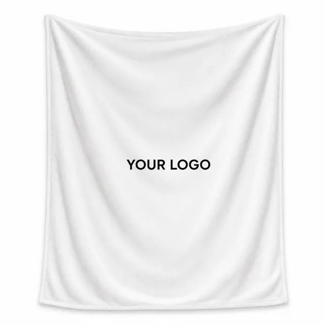 Custom 280 GSM Polyester Fleece Flannel Plush Throw Blanket