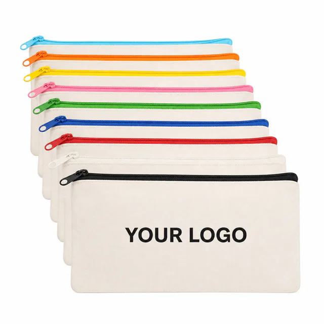 Custom Canvas Pencil Case For Promotional Stationery