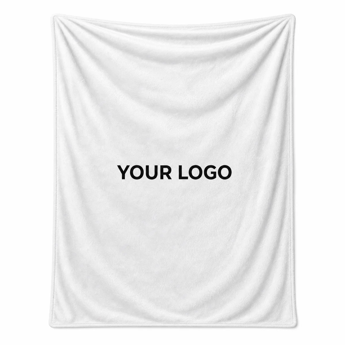 Custom Full Color Printed Flannel Blanket For Corporate Promotional Gifts