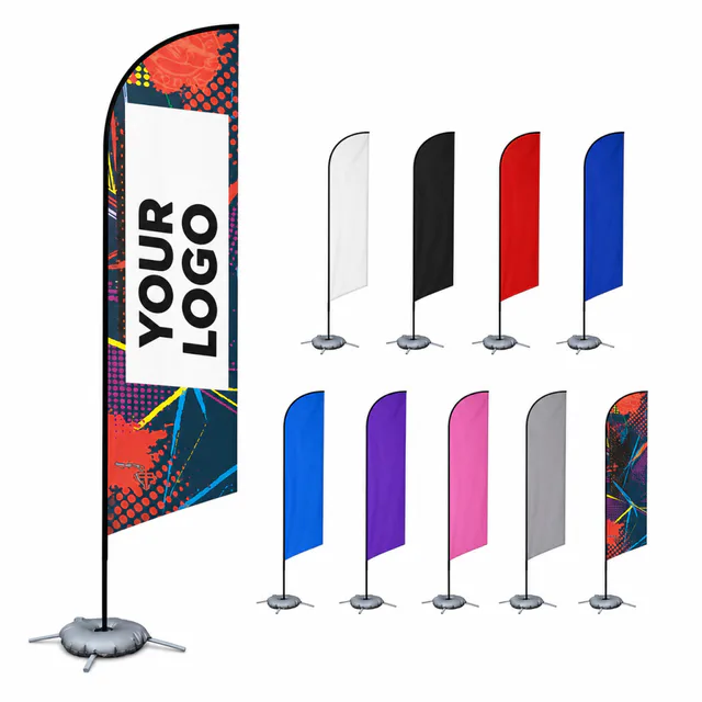 Custom Feather Flags For Outdoor Promotions And Events