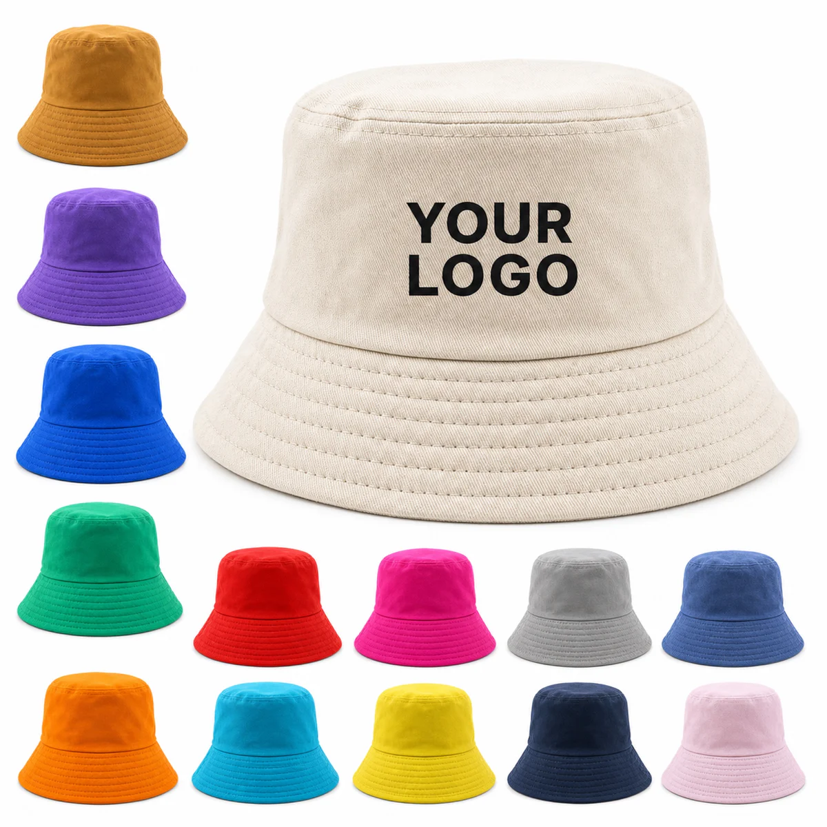 Unisex Cotton Bucket Hat For Promotional Outdoor Use