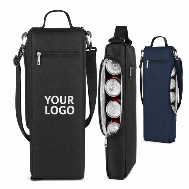 Custom Insulated Golf Bag Cooler Tote With Zipper Closure And Shoulder Strap