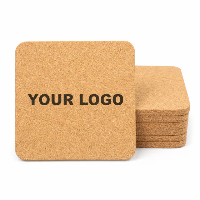 Custom Cork Coaster Non-Slip Heat-Resistant Reusable