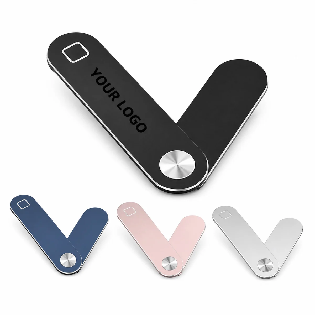 Magnetic Laptop Phone Mount Aluminum Alloy Dual Screen Stand