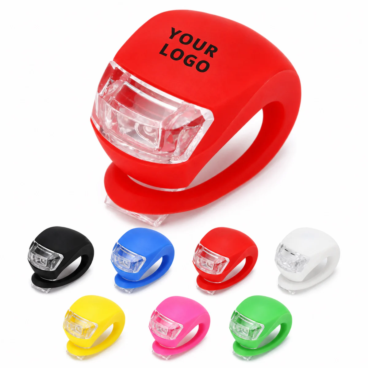 Bicycle Handlebar LED Light Silicone Waterproof 3 Modes