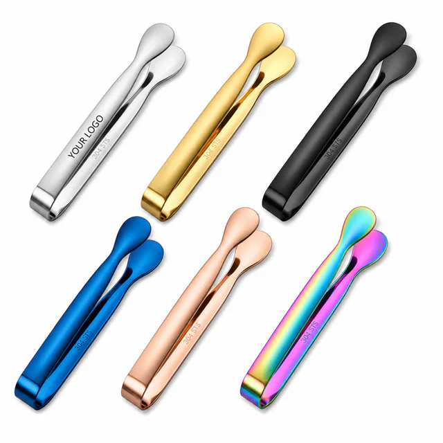 Stainless Steel Sugar And Ice Tongs For Kitchen Bar