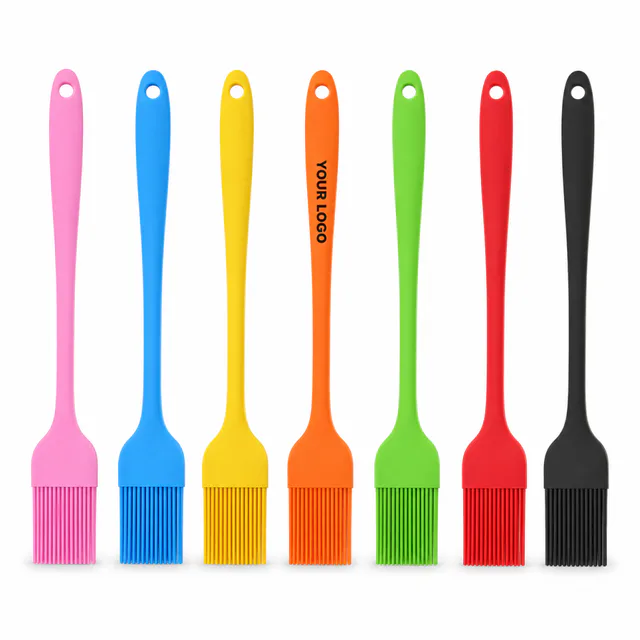 Custom Silicone BBQ Basting Brush For Grilling And Baking