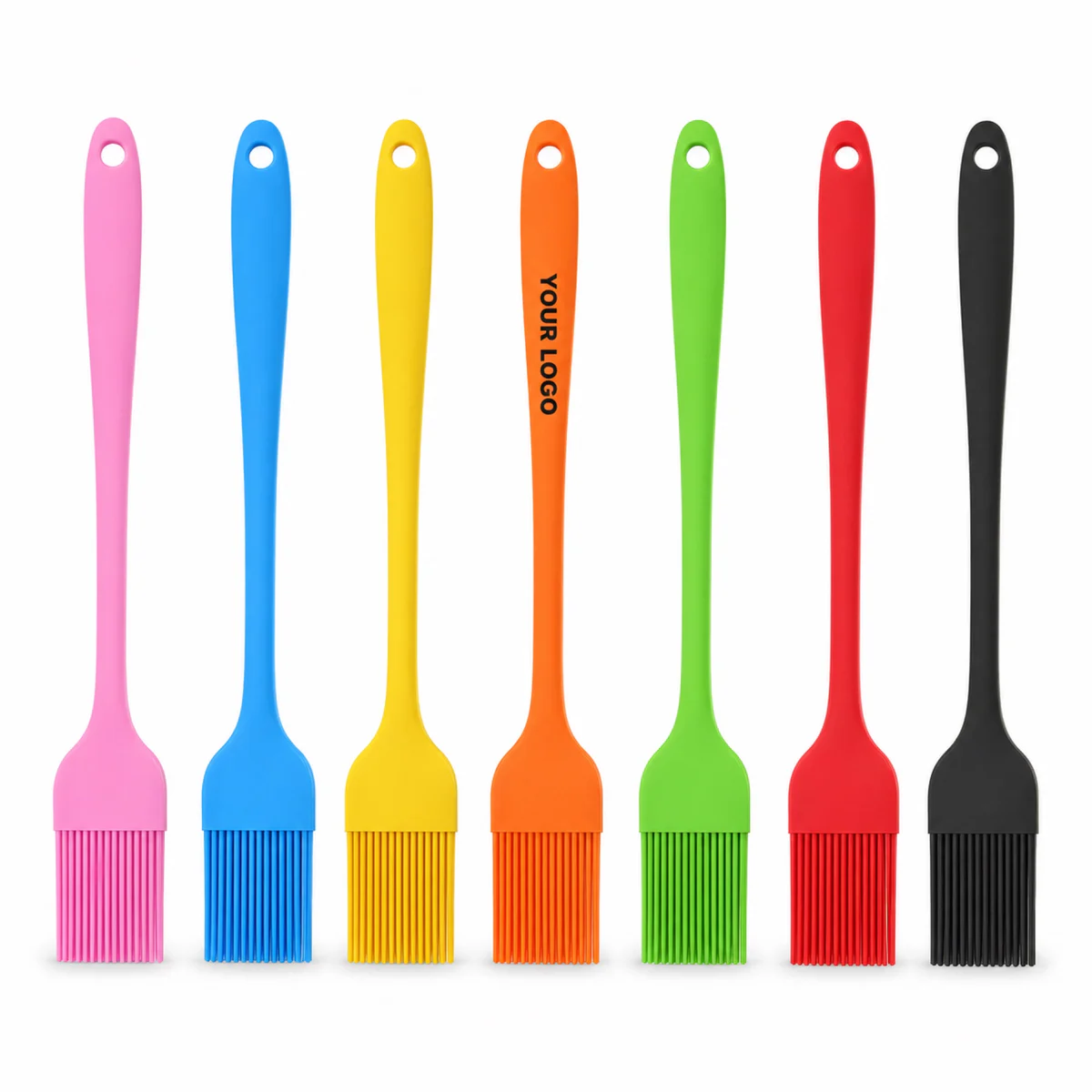 Custom Silicone BBQ Basting Brush For Grilling And Baking