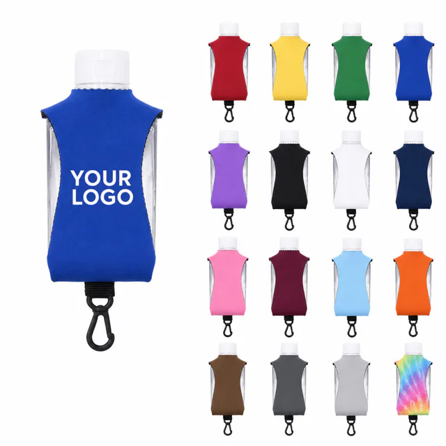 Travel Hand Sanitizer Keychain With Leak-Proof Cap