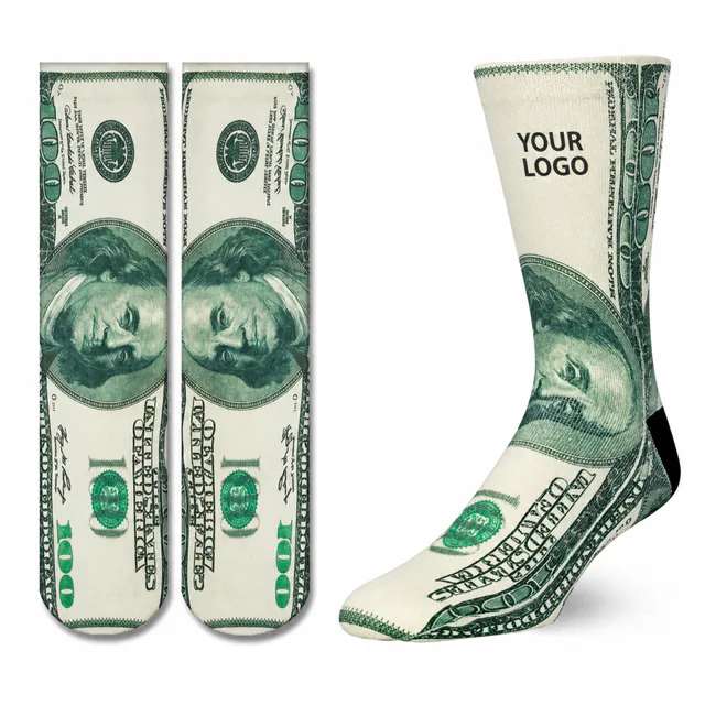 Full Color 3D Printed Polyester Tube Socks For Promotional Use