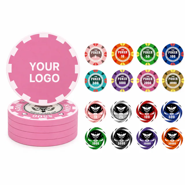 Custom Full Color Ceramic Poker Chips For Promotional Events