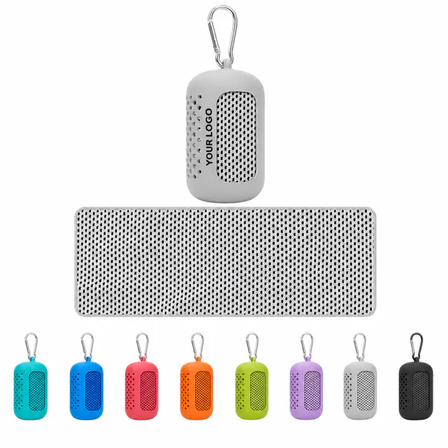 Custom Silicone Case Cooling Towel Polyester Promotional