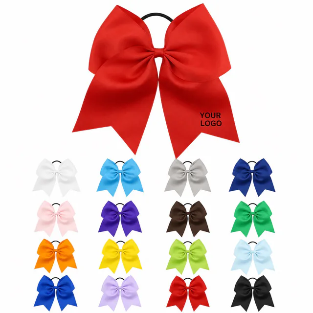 Polyester Cheerleading Bow Clip for Team Uniforms and Game Day