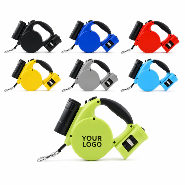 MOQ20 5M Retractable Pet Leash For Large Dogs ABS