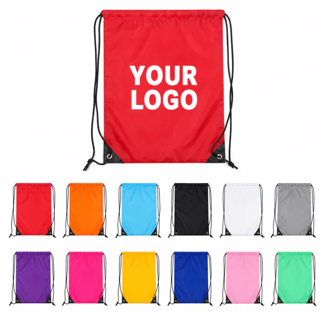 Classic Sports Polyester Drawstring Backpack