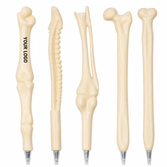 Bone Shaped ABS Plastic Ballpoint Pen For Medical Office Promotional Giveaways