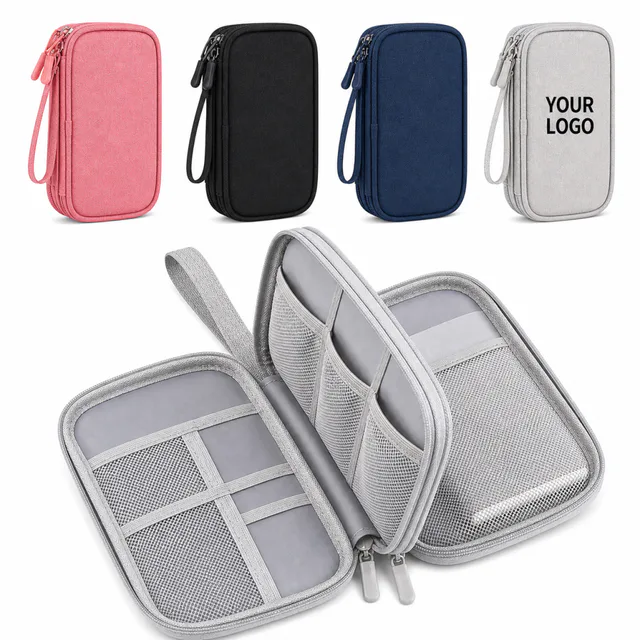 Multi-Layer Polyester Storage Bag For Digital Accessories