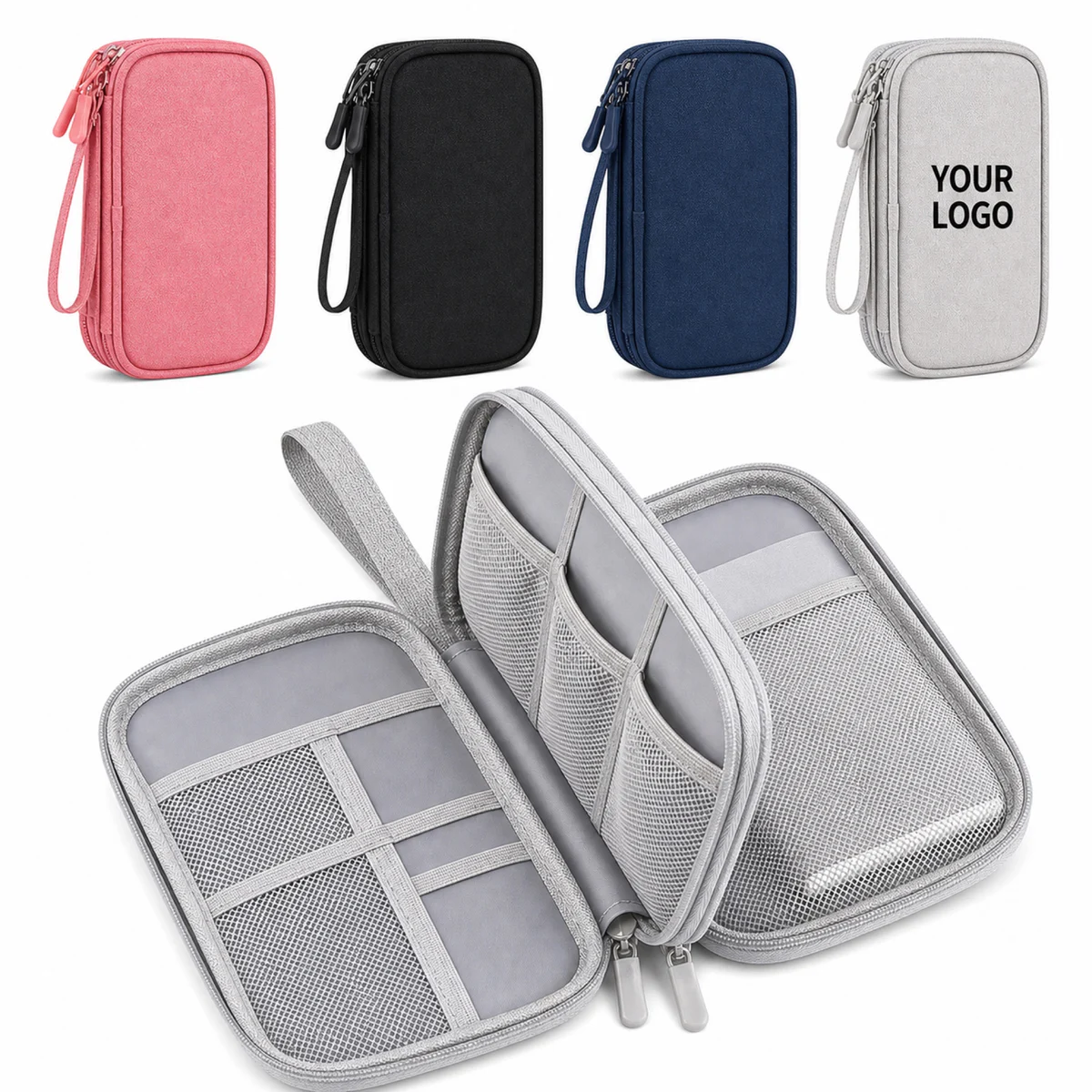 Multi-Layer Polyester Storage Bag For Digital Accessories