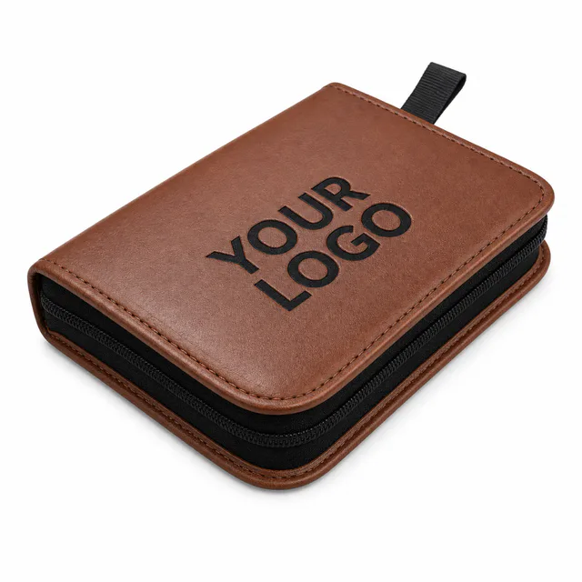 Leather Golf Ball Pouch With Custom Logo