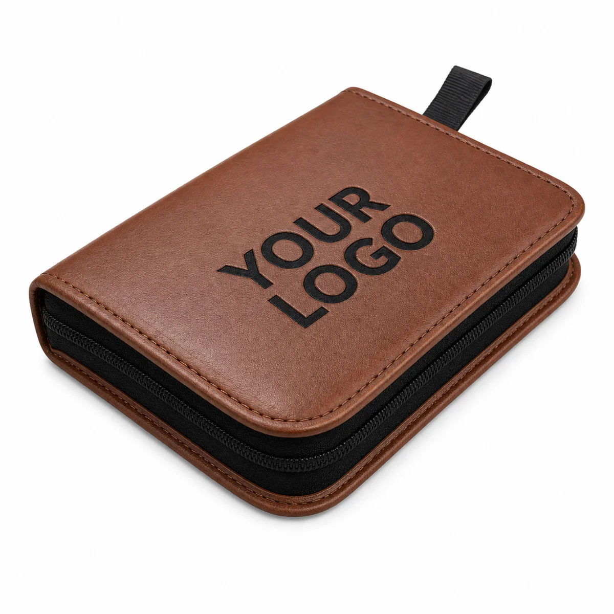 Leather Golf Ball Pouch With Custom Logo