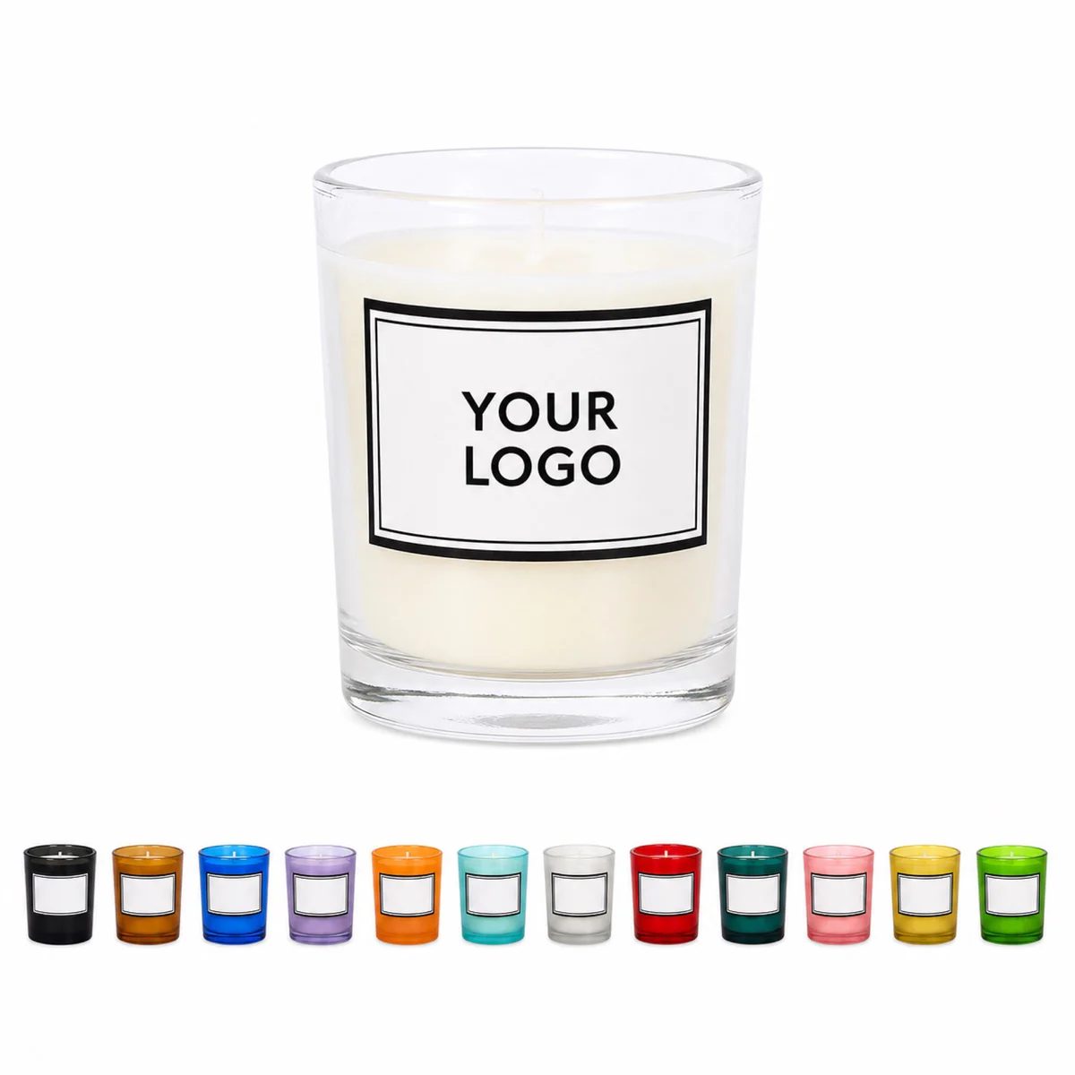 Small Scented Soy Wax Candle 1.67 Oz Custom Logo Promotional Gift