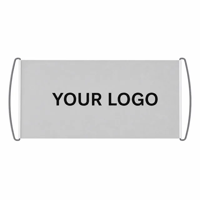 Custom Retractable Polyester Garden Banner Full Color Digital Print