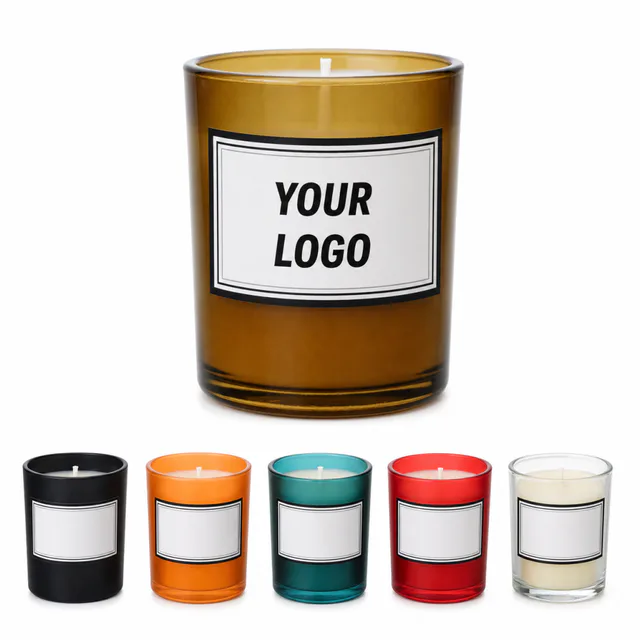 Small Scented Candle In Soy-Coconut Wax With Custom Logo