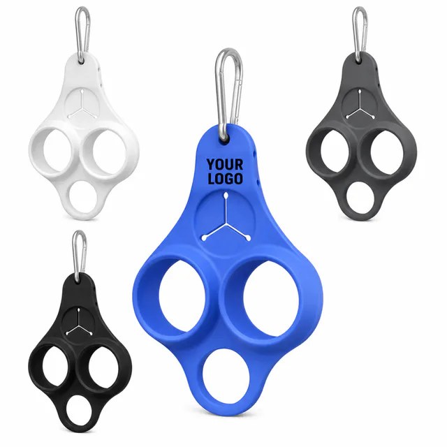 Custom Silicone Golf Ball Protector Holder With Hanging Loop