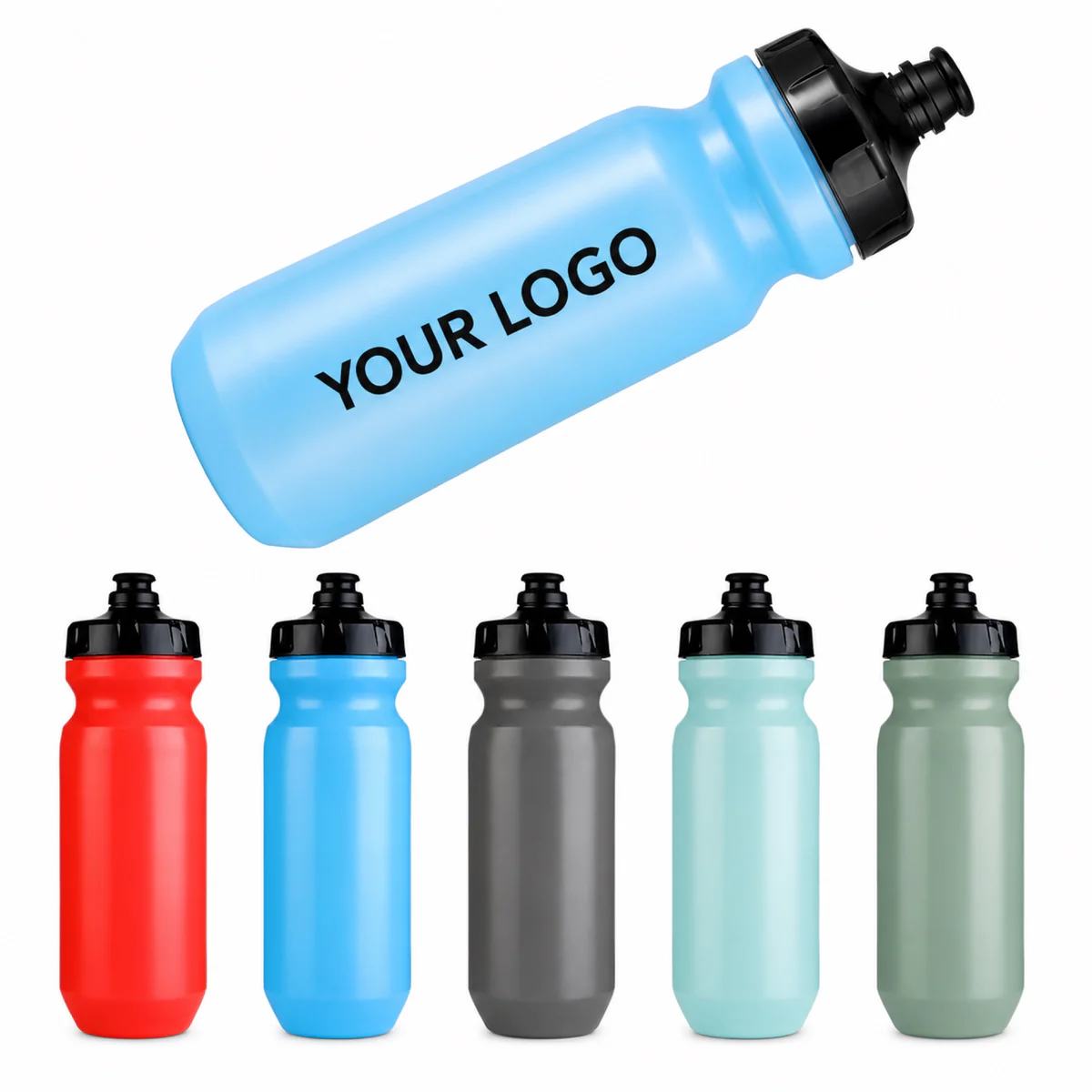 HydraFlow Sport Squeeze Bottle 20.62 Oz BPA-Free PP Plastic For Mountain Biking