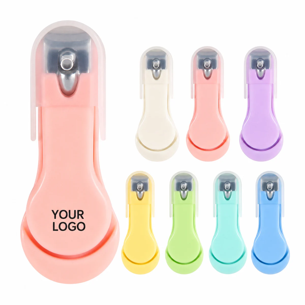 Macaron Color Plastic And Stainless Steel Nail Clipper