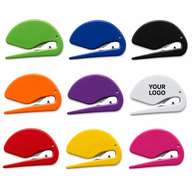 Oval Plastic Letter Opener For Office And Mail
