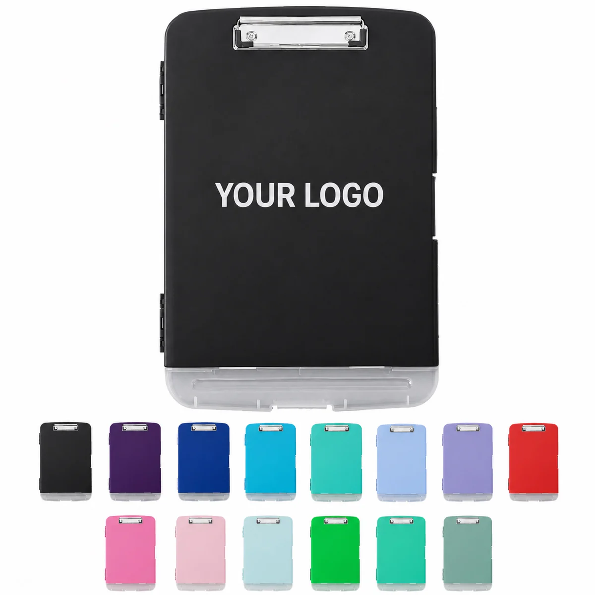 Plastic Clipboard Storage Case With Writing Surface